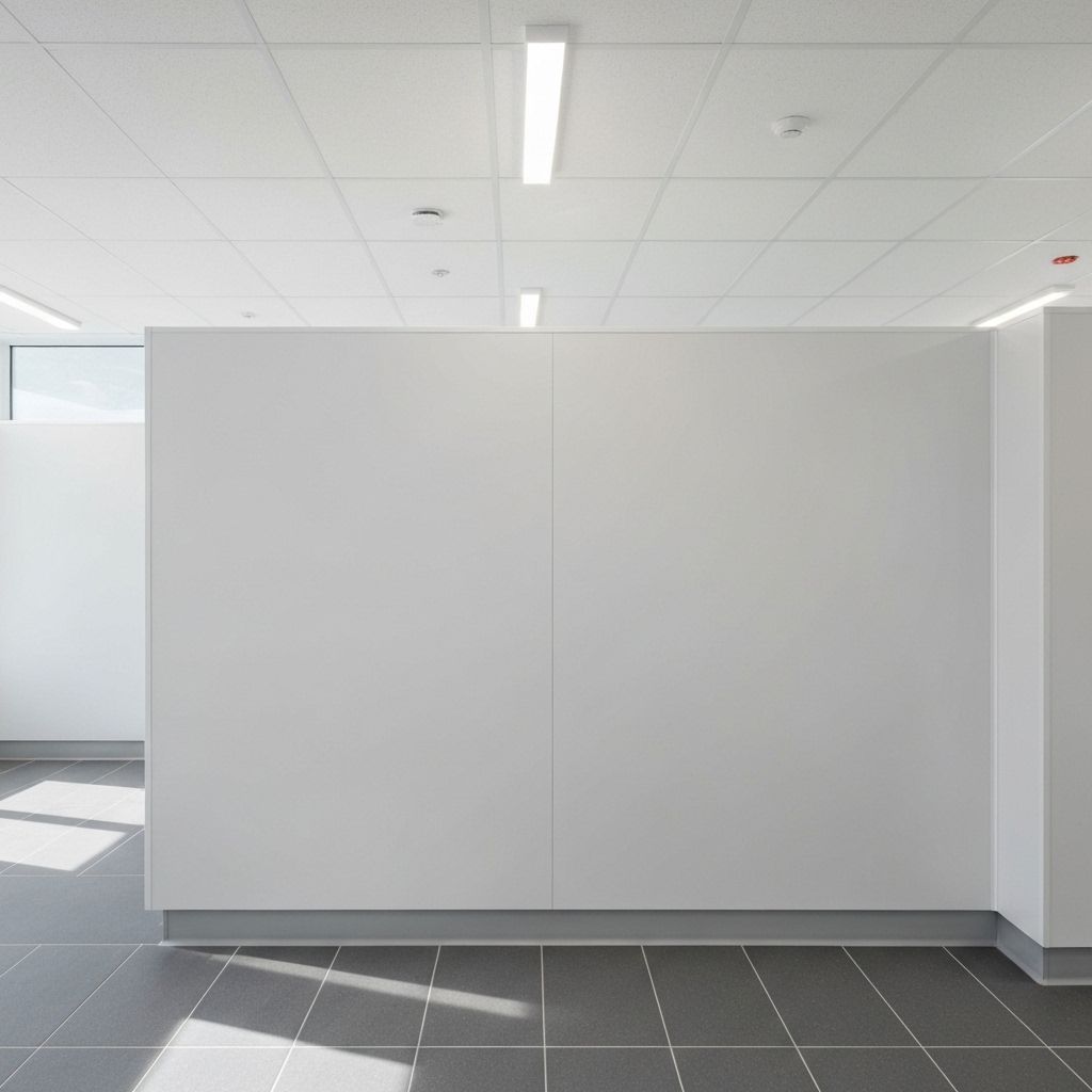 Primary School - Hygienic wall cladding installation for primary school changing room facilities with child-safe, impact-resistant surfaces